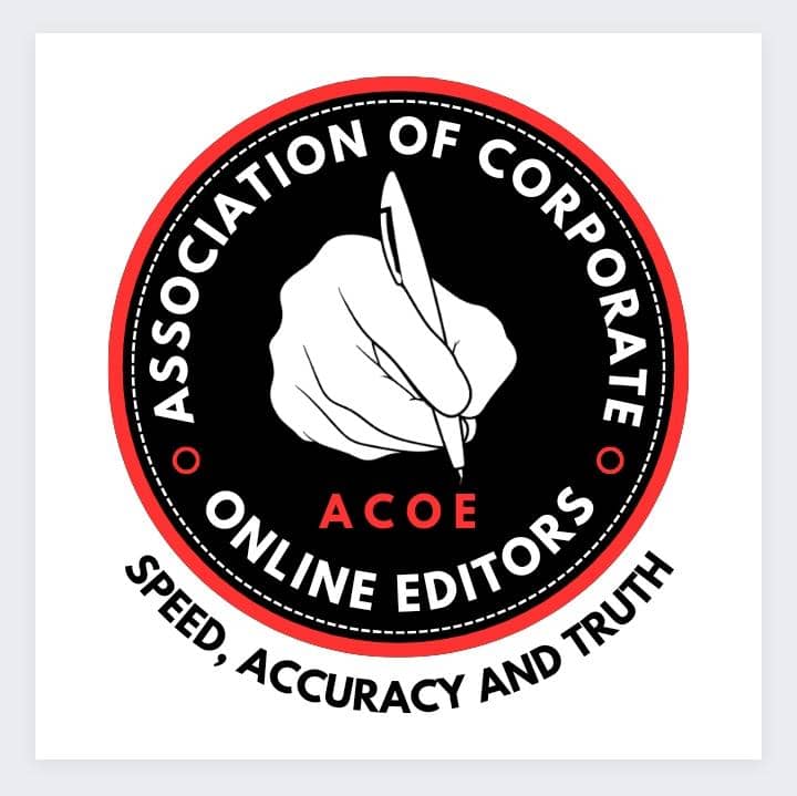 PRESS RELEASE   BREAKING: Online Editors, ACOE Gets CAC's Certificate of Registration