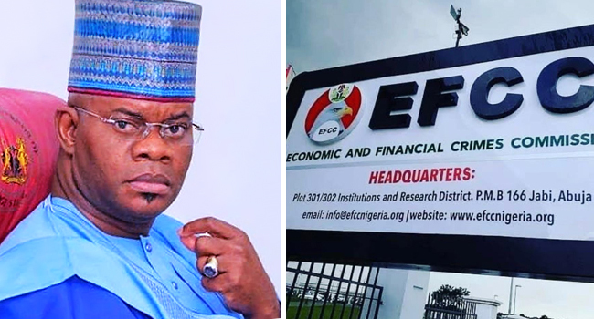 Stop harassing me, respect rule of law, Yahaya Bello tells EFCC