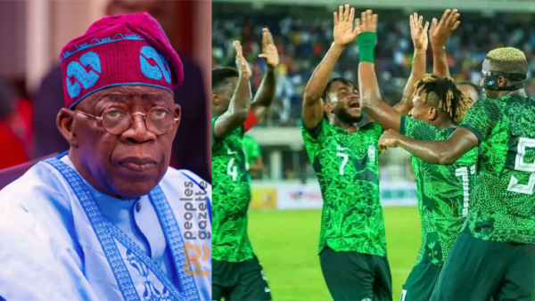 Tinubu appreciates Super Eagles players with National awards, houses, others 