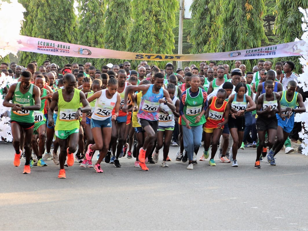 ECOWAS Abuja International Marathon: Distribution of running kits and number bibs will start on Wednesday.