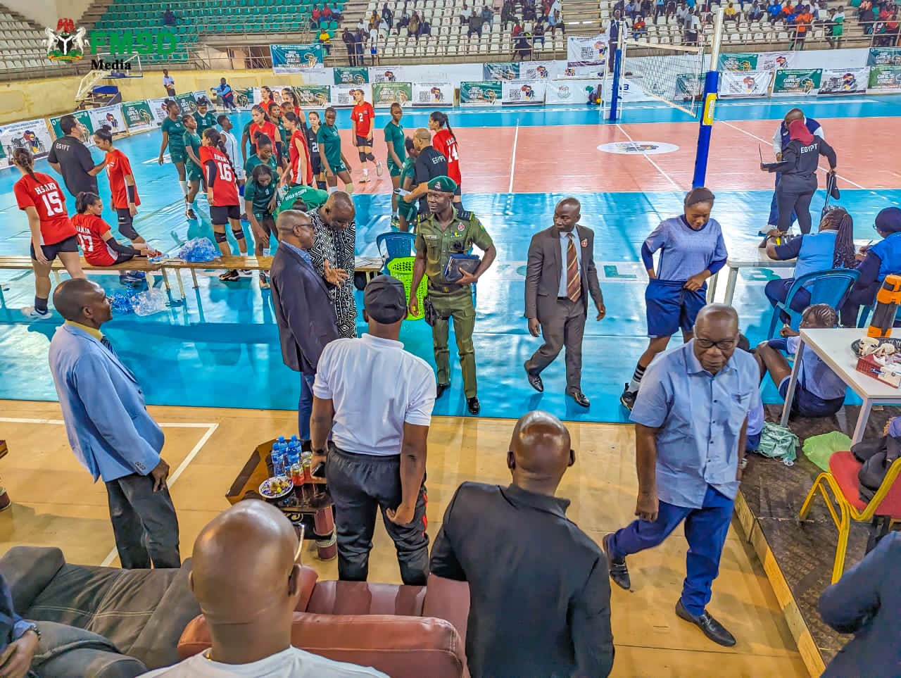 *Sports Minister Attends U17 Girls Tourney to Support Game of Volleyball*  ..........Emphasizes importance of nurturing talent and promoting sportsmanship amongst youth_
