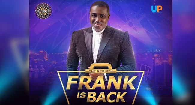Who wants to be a millionaire returns with Frank Edoho as host