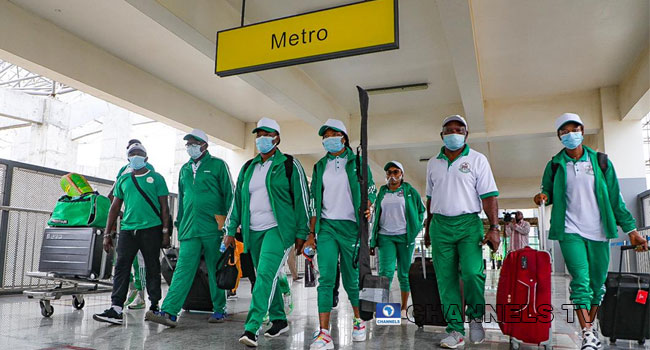 FG urges Team Nigeria to ‘win clean’ as first batch departs for Japan  Departure