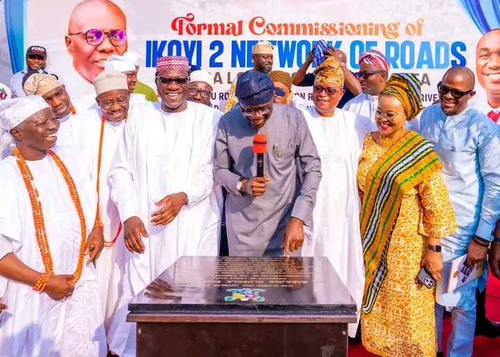 Sanwo-Olu Inaugurates Network Of Roads In Ikoyi