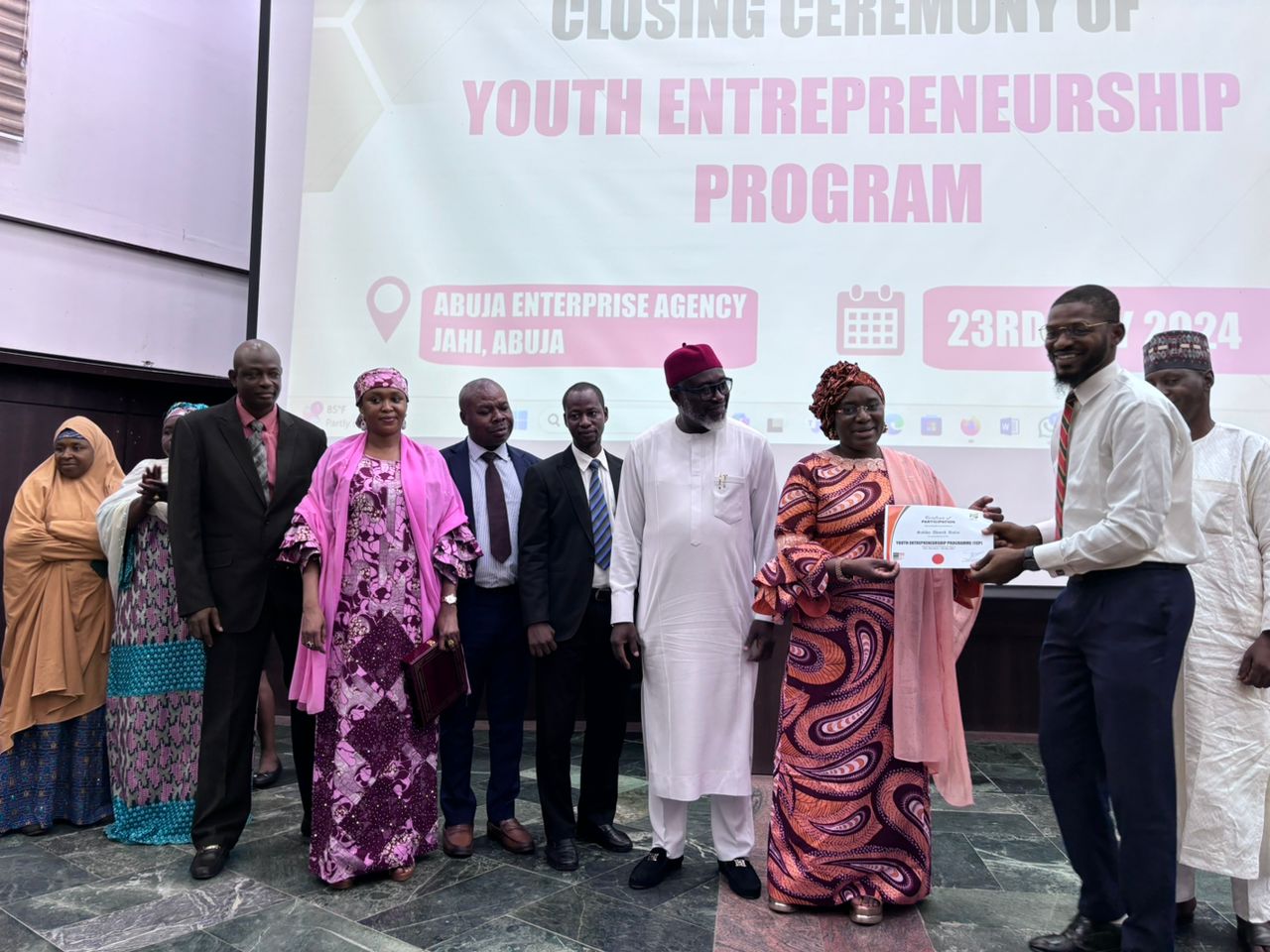 AEA plans Abuja Business school of entrepreneur, as 50 youths graduate from YEP