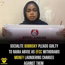 Bobrisky pleads guilty to Naira abuse..as EFCC drops money laundry charges