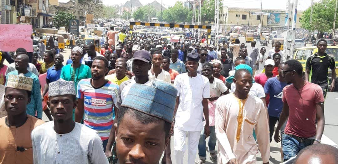 Tinubu’s Supporters Stage Counter Protest In Kano