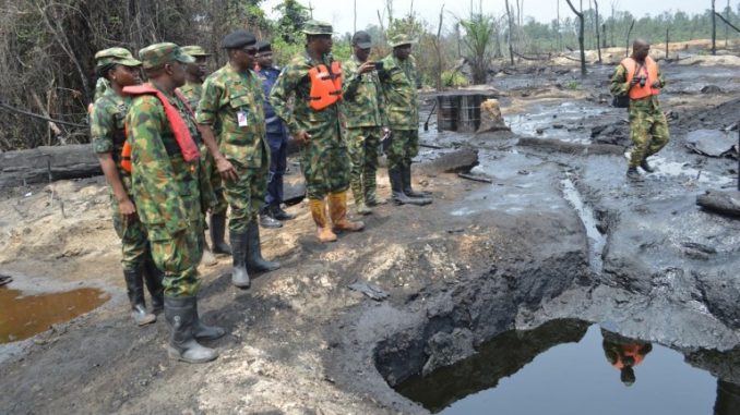 JTF destroys illegally refined petroleum products in A’Ibom