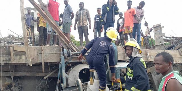 Abuja building collapse: 9 evacuated, rescue operations suspended