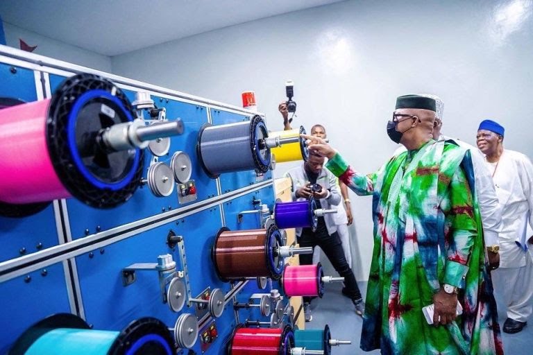 Abiodun inaugurates sub-Saharan Africa's first fibre optic factory in Ogun  - TimelineNG