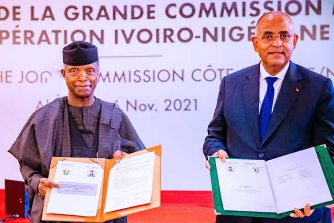 Nigeria, Cote D’Ivoire sign pacts on agriculture, digital economy