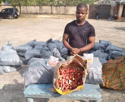 NDLEA intercepts 64,000 pump action gun cartridges, 34 kids from traffickers