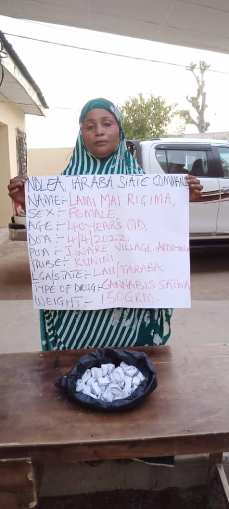 Queen of drug cartel, cross-border trafficker arrested in Taraba, Adamawa