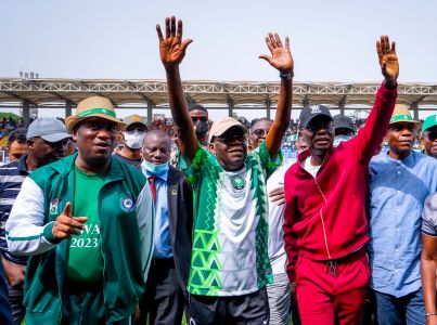 Tinubu at 70: Sanwo-Olu, Dare, Hamzat, dignitaries grace novelty match in Lagos