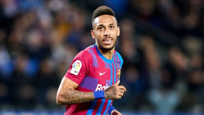 Aubameyang deals blow to FC Barcelona’s LaLiga top-four rivals