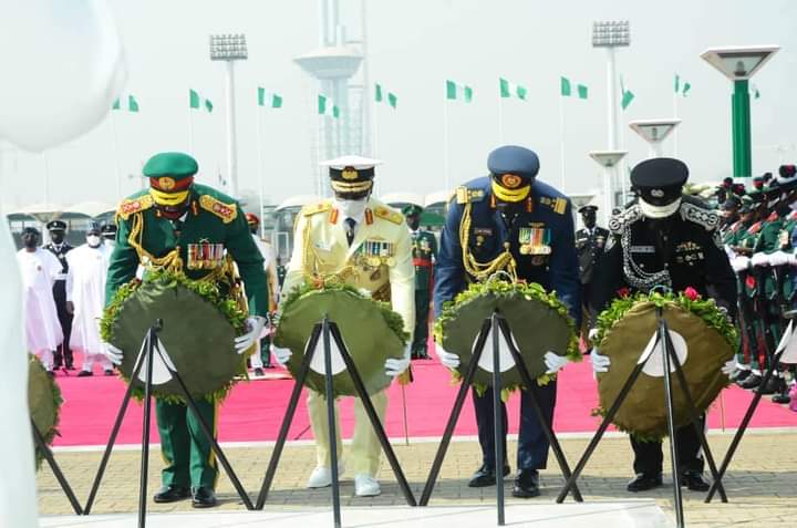 Armed Forces Remembrance Day: Tinubu, Govs, Nigerians Honour Fallen Heroes