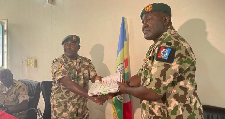 Maj.-Gen Abdul Khalifah Ibrahim takes over command of MNJTF