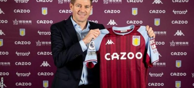 Aston Villa announces Steven Gerrard as new manager