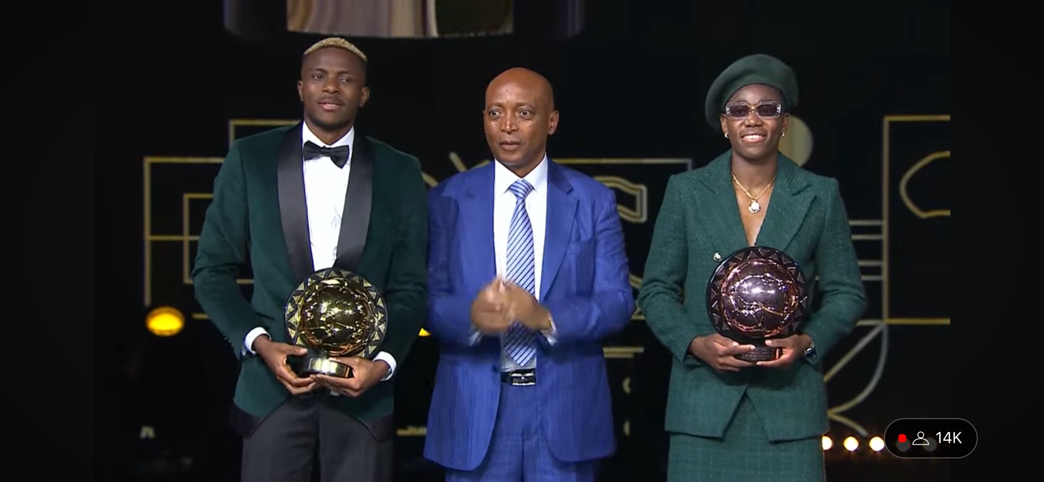 Sports Minister Congratulates Osimhen, Oshoala, Nnadozie, Super Falcons on CAF Awards Triumph*  _Says this success will open a new vista for Nigeria sports_