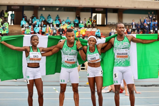 Team Nigeria in bright start with 1 gold, qualification for 4 finals